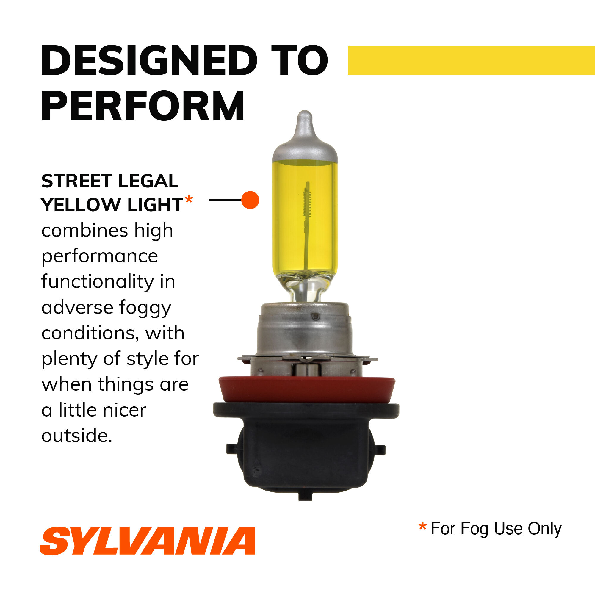 SYLVANIA H8 FogVision Fog Bulb 2 Pack